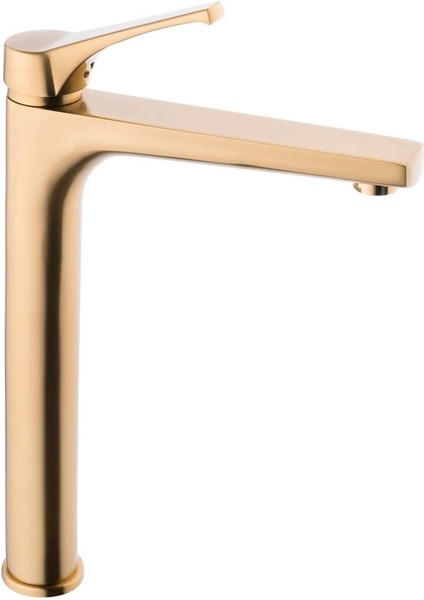 Platin Mix Çanak Lavabobataryası Mat Gold