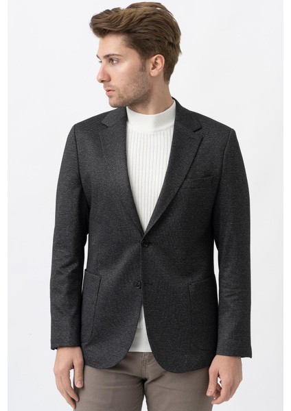 Barranquilla C3029 Slim Fit 6 Drop Ceket Desenli modelleri