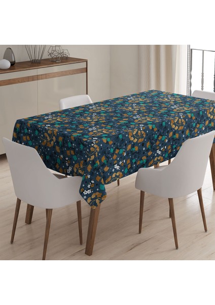 Masa Örtüsü Elyaf Astarlı Muşamba 140X250CM Pvc Silinebilir Sıvı Geçirmez Leke Tutmaz Çiçekli fiyatları