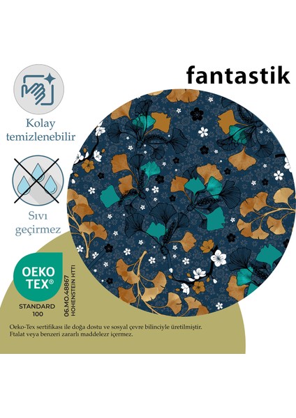 Masa Örtüsü Elyaf Astarlı Muşamba 140X250CM Pvc Silinebilir Sıvı Geçirmez Leke Tutmaz Çiçekli modelleri