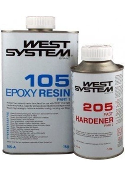 105/205 Hızlı Epoxy Reçine A Pack 1.2 kg