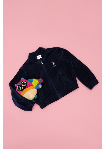 Kız Çocuk Lacivert Sweatshirt 50272422-VR033