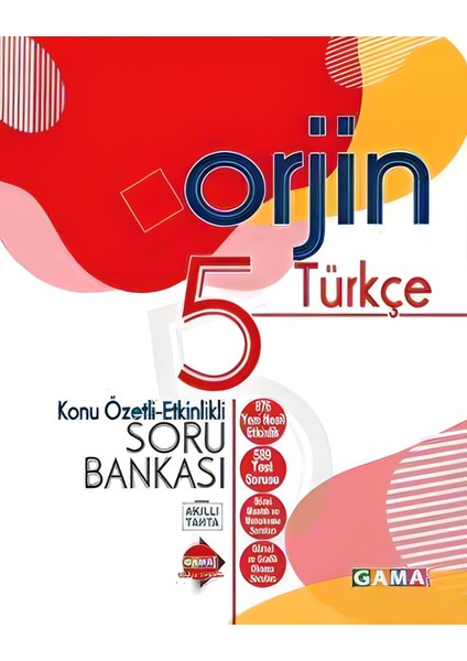 5.Sınıf Orjin Türkçe Konu Özetli Soru Bankası +20 Deneme+ Destek Sorubankası fiyatları