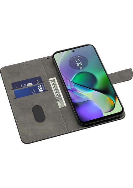 Motorola Moto G14 4g Pu Deri 3D Stand Telefon Kılıfı (Yurt Dışından) fırsatları