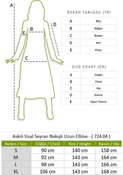 Eliş Şile Bezi Askılı Vual Seyran Nakışlı Uzun Elbise Beyaz Byz