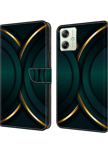Motorola Moto G54 4g Pu Deri Cüzdan 3D Desen Telefon Kılıfı (Yurt Dışından) fiyatları