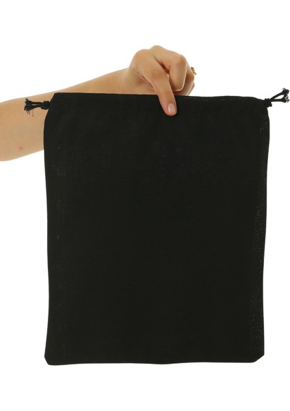 Siyah Bez Kese (3 Adet) 20 cm x 30 cm