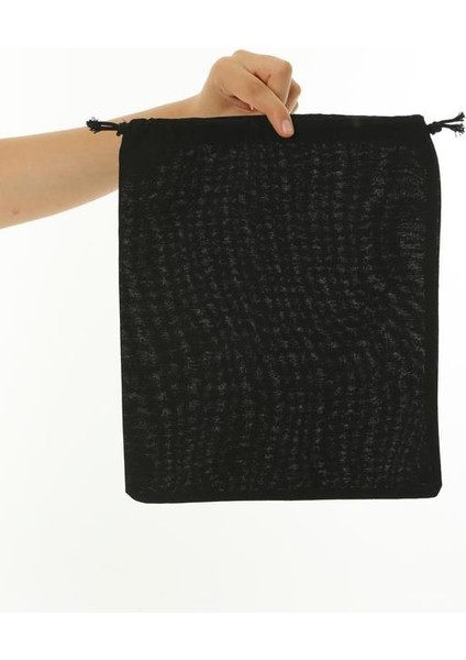 Siyah Bez Kese (3 Adet) 20 cm x 30 cm