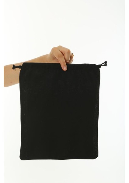 Siyah Bez Kese (3 Adet) 20 cm x 30 cm