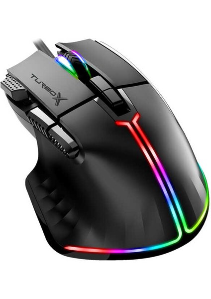 TR-XM20 20000 Dpı USB Kablolu Siyah Rgb Gaming Optik Mouse