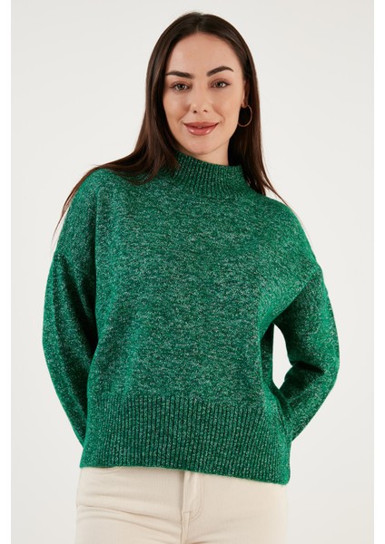 Dik Yaka Crop Kazak Bayan Kazak 23K0153K1 modelleri
