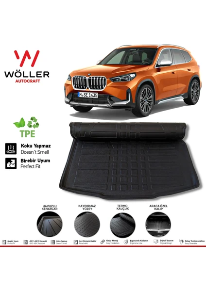 Bmw X1 Bagaj Havuzu F48 2016 Sonrası 3D Wöller Ultraflex Esnek