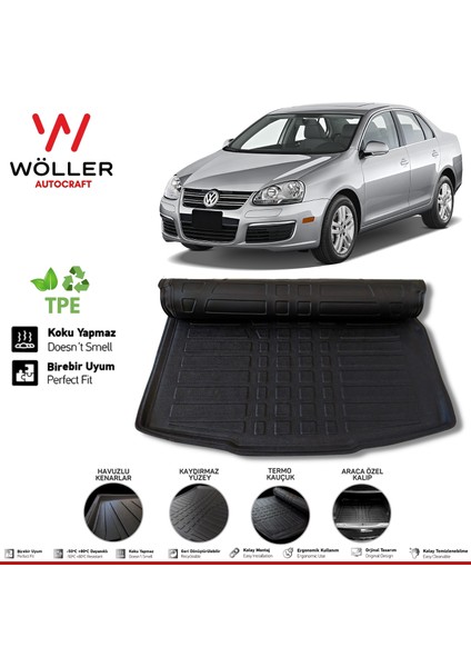Volkswagen Jetta Bagaj Havuzu 2005 2010 Arası 3D Ultraflex