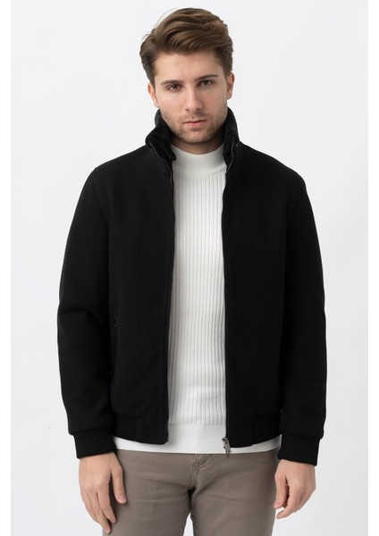 Santa Marta 2424402 Slim Fit Kürklü Kaban Laci