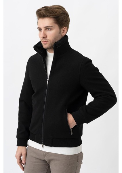 Santa Marta 2424402 Slim Fit Kürklü Kaban Laci fiyatları