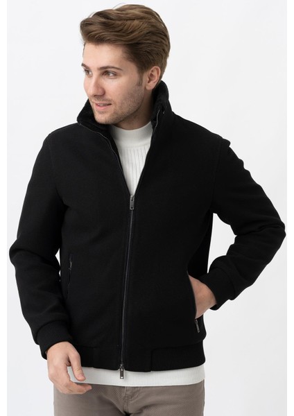 Santa Marta 2424402 Slim Fit Kürklü Kaban Laci modelleri