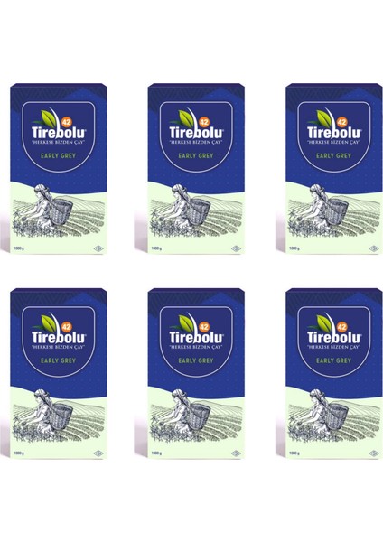 Earl Grey Siyah Çay 6X1000 Gr.