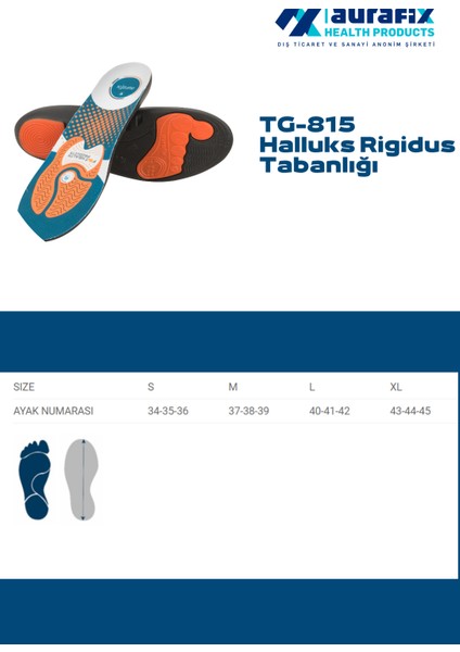 Ortopedik Halluks Rigidus Ayak Tabanlığı Ayak Ağrısı Günlük Kullanım TG-815 fırsatları