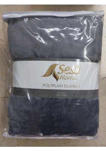 Polyplaınblanket Polyester Battaniye Füme