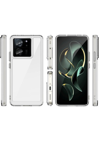 Xiaomi 13T Pro Şeker Rengi Şeffaf Cep Telefonu Kılıfı (Yurt Dışından) fiyatları