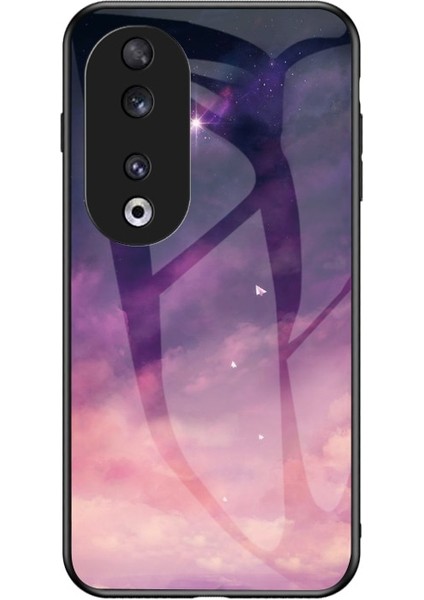 Honor 70 Renkli Yıldızlı Gökyüzü Deseni Cep Telefonu Kılıfı (Yurt Dışından)