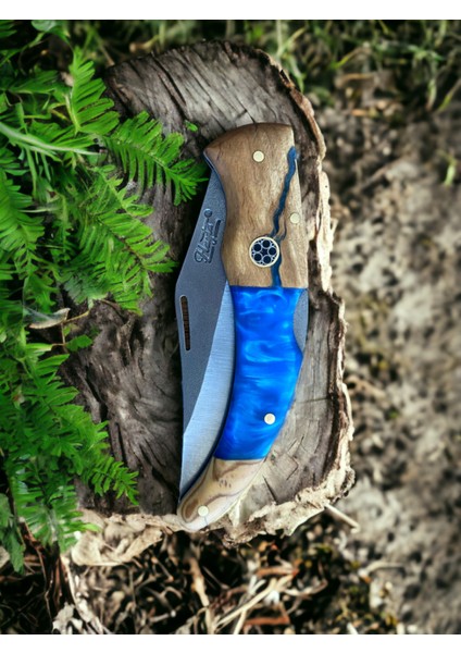 Outdoor Piknik Çakısı Kamp Bıçak Bıçağı Çakısı Mutfak Bıçak Kılıflı El Yapımı