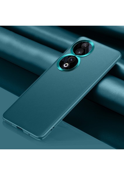 Honor 90 Pu Düz Deri Kamera Koruması Cep Telefonu Kılıfı (Yurt Dışından)