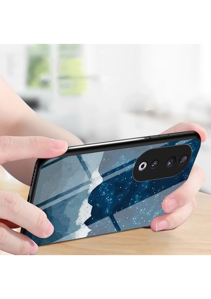 Honor 90 Renkli Yıldızlı Gökyüzü Deseni Cep Telefonu Kılıfı (Yurt Dışından) modelleri