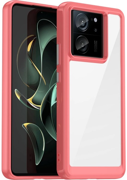 Xiaomi 13T Şeker Rengi Şeffaf Cep Telefonu Kılıfı (Yurt Dışından)