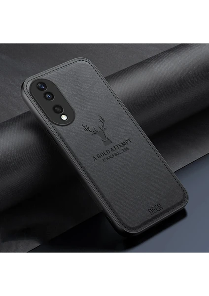 Huawei P50 Pro Kumaş Geyik Deseni Cep Telefonu Kılıfı (Yurt Dışından)