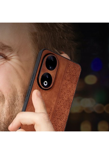 Honor 90 Vintage Kabartmalı Desen Cep Telefonu Kılıfı (Yurt Dışından) fırsatları