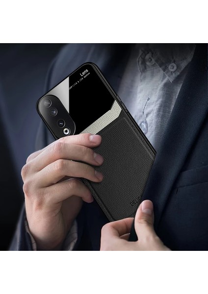 Huawei Nova 9 Pu Deri Kamera Koruması Cep Telefonu Kılıfı (Yurt Dışından)