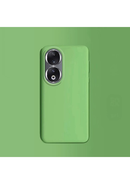 Honor 90 Pürüzsüz Sıvı Silikon Cep Telefonu Kılıfı (Yurt Dışından)