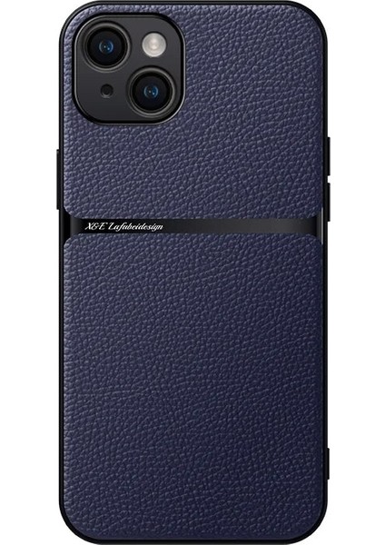 iPhone 14 Plus Pu Deri Manyetik Emme Cep Telefonu Kılıfı (Yurt Dışından)
