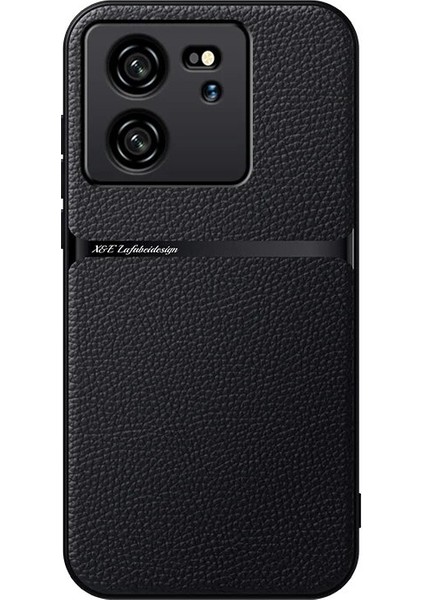 Xiaomi 13T Pu Deri Manyetik Emme Cep Telefonu Kılıfı (Yurt Dışından)