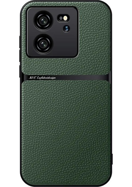 Xiaomi 13T Pu Deri Manyetik Emme Cep Telefonu Kılıfı (Yurt Dışından)