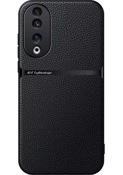 Honor 90 Pu Deri Manyetik Emme Cep Telefonu Kılıfı (Yurt Dışından)