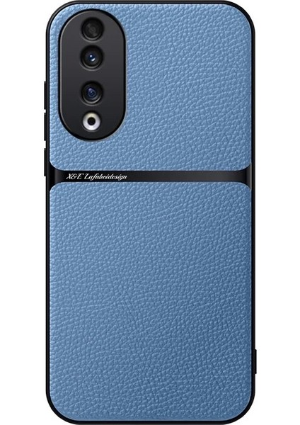 Honor 90 Pu Deri Manyetik Emme Cep Telefonu Kılıfı (Yurt Dışından)