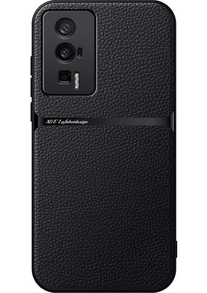 Poco F5 Pro Pu Deri Manyetik Emme Cep Telefonu Kılıfı (Yurt Dışından)