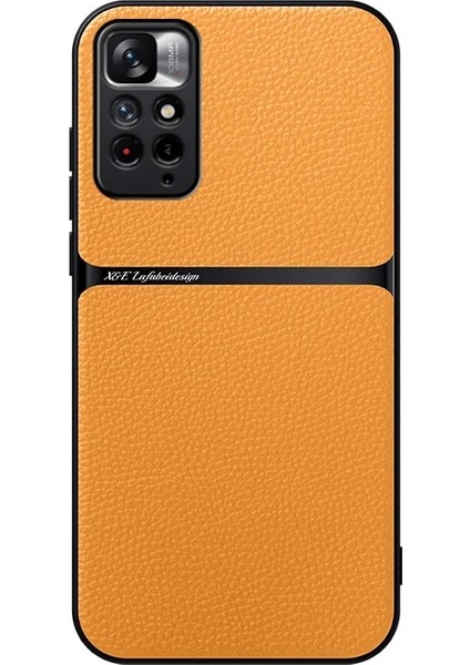 Xiaomi 11T Pro Pu Deri Manyetik Emme Cep Telefonu Kılıfı (Yurt Dışından)