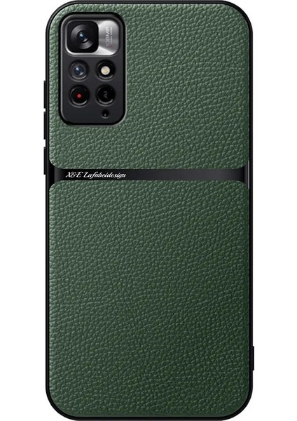 Xiaomi Redmi Note 11S Pu Deri Manyetik Emme Cep Telefonu Kılıfı (Yurt Dışından)