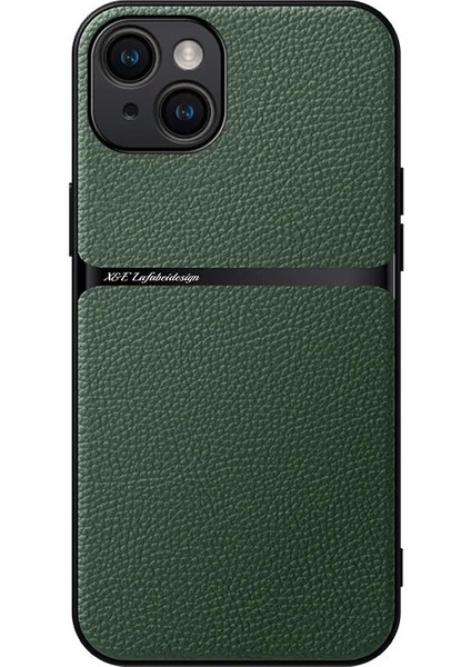 iPhone 14 Plus Pu Deri Manyetik Emme Cep Telefonu Kılıfı (Yurt Dışından)
