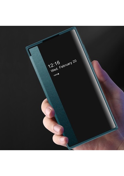 Samsung Galaxy S24 Plus Düz Deri Pencere Cep Telefonu Kılıfı (Yurt Dışından) indirimleri