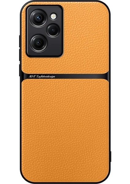 Poco X5 5g Pu Deri Manyetik Emme Cep Telefonu Kılıfı (Yurt Dışından)