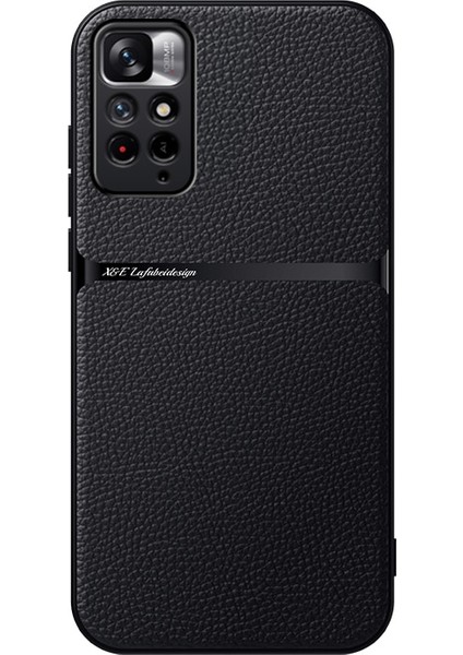 Xiaomi Redmi Note 11S Pu Deri Manyetik Emme Cep Telefonu Kılıfı (Yurt Dışından)