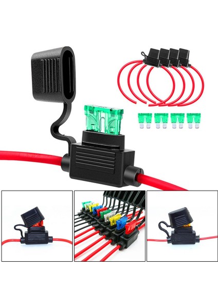 Motosikletler I 30A Blade Demeti ile 5 12 Awg Sıralı (Yurt Dışından)