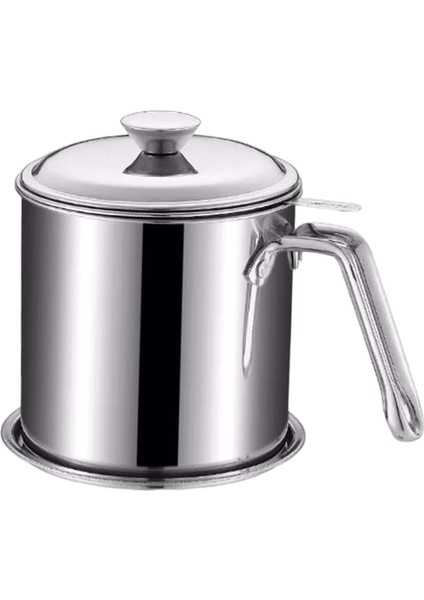 Yağ Filtresi Pot Filtre Dispenseri 1.3l, Toz Geçirmez Kapaklı Yağ Çorbası Filtresi (Yurt Dışından)