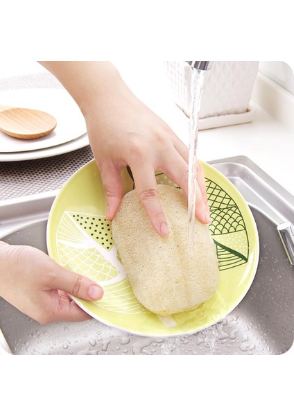 Lif Kabağı Ovma Fırçası Sünger Seti, Lif Kabağı Temizleme Fırçalarını Çıkarın Peeling Scrubber Makyaj Süngerleri (Yurt Dışından) fırsatları