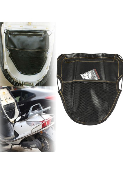 Pu Motosiklet Scooter Koltuk Minderi Depolama Kılıfı Çanta Altında (Yurt Dışından) indirimleri