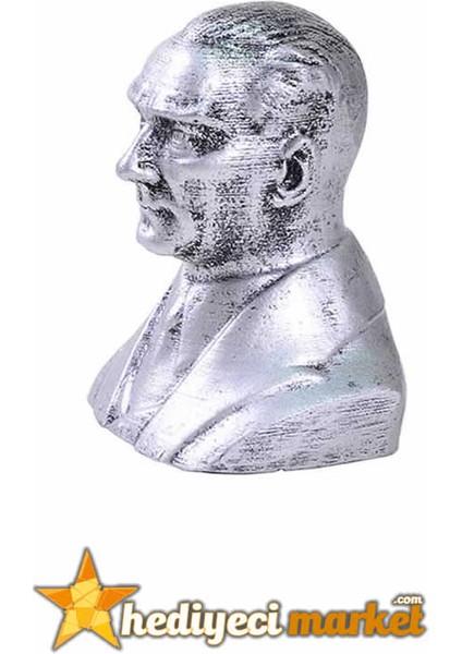 Mustafa Kemal Atatürk - Gümüş Büst Biblo fırsatları